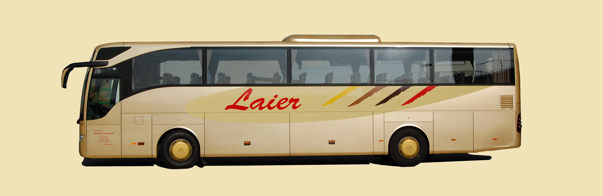 Reisebus der Busbetriebe Laier